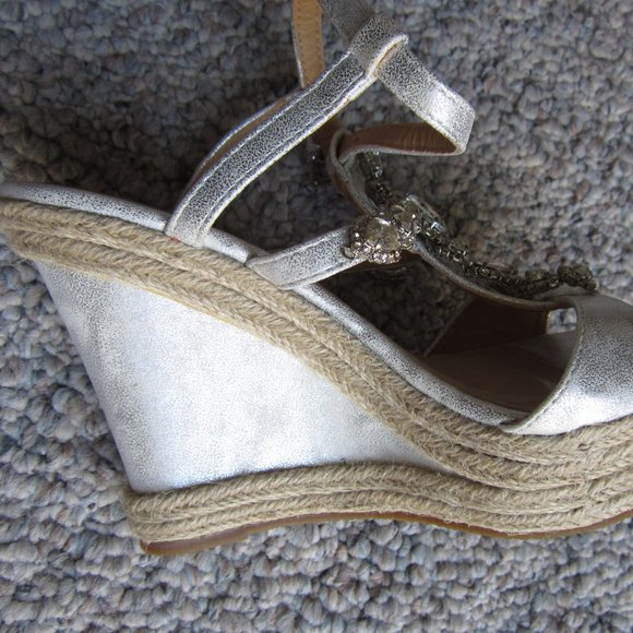 Refresh Beverly03 Metallic Rhinestone Espadrille - Picture 3 of 16